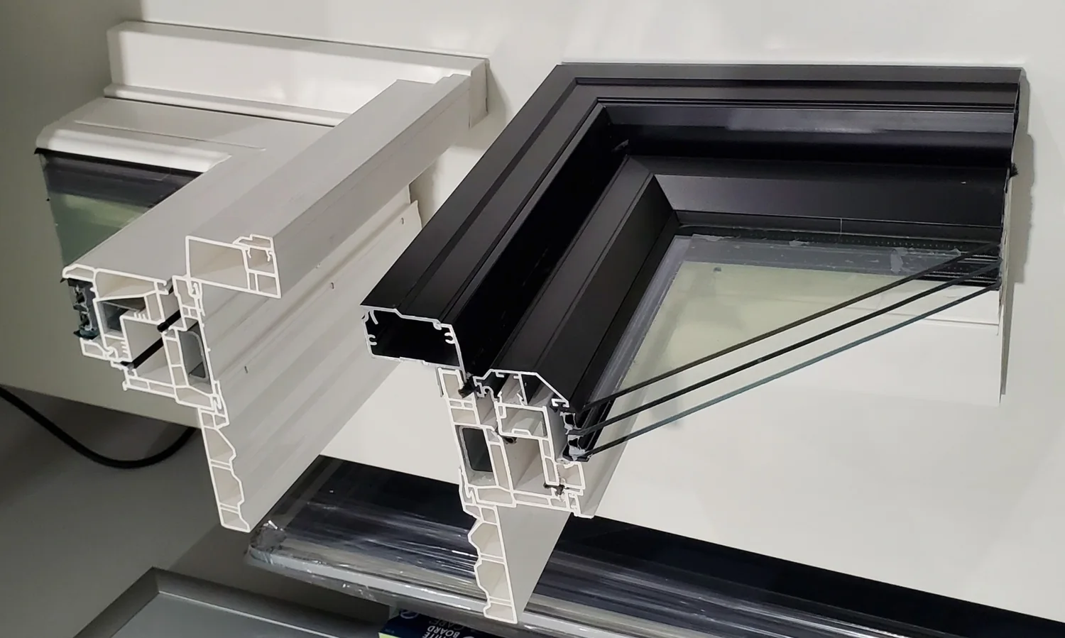 Window frame profile detail